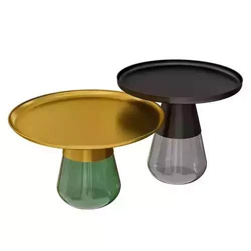 Scandinavian style metal coffee table