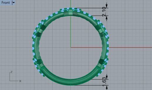 Eternity Band 3379 3D print model 3D print model_5