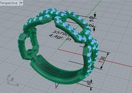 Eternity Band 3379 3D print model 3D print model_7