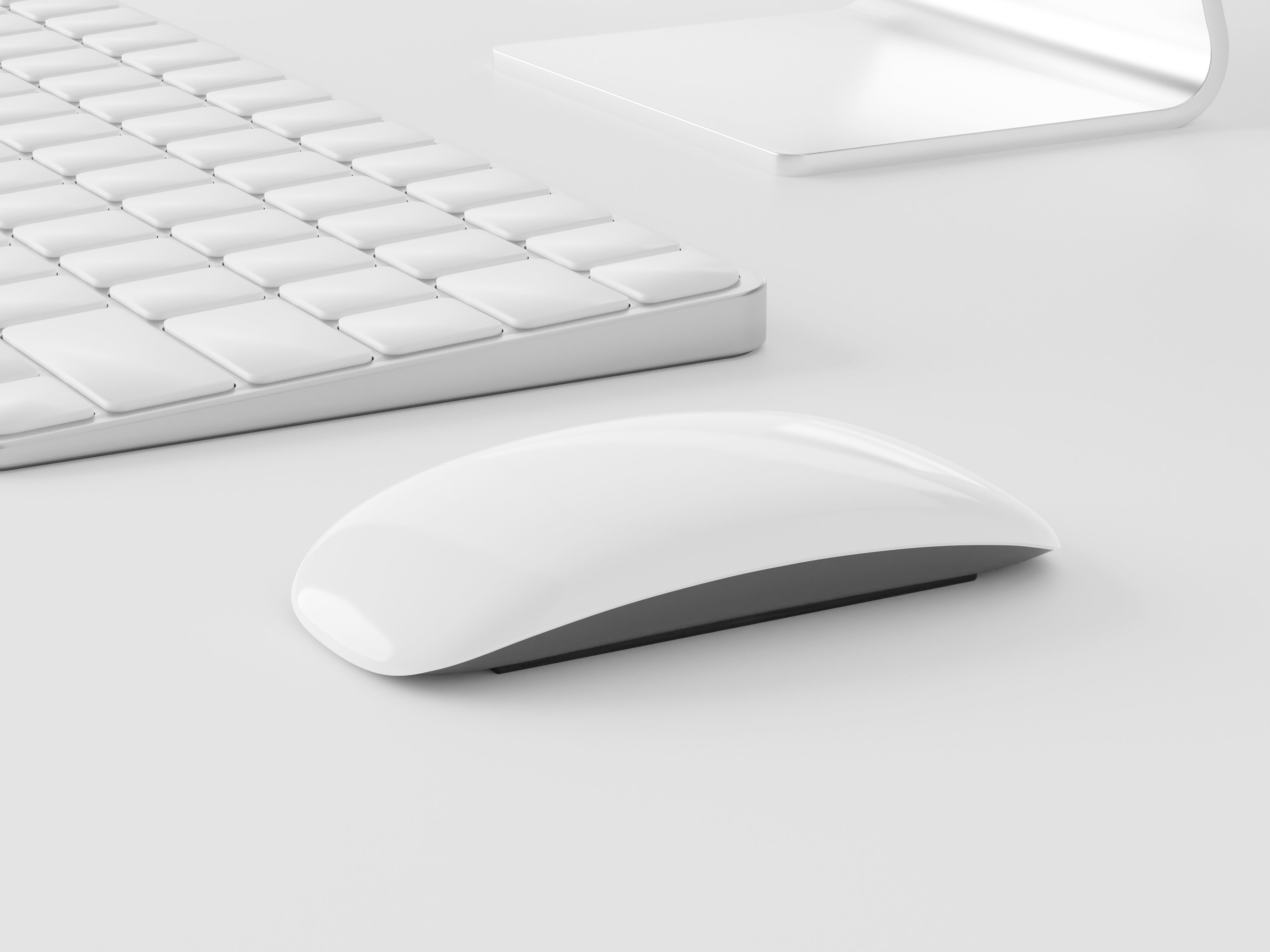 Computer set imac 3D model_1