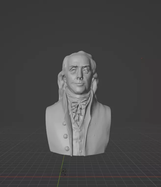 Benjamin Franklin 3D print model