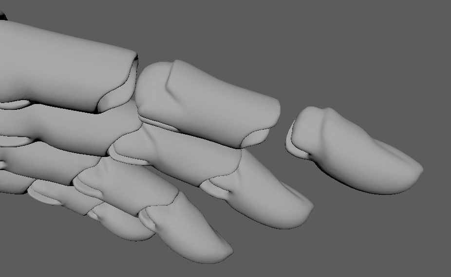 BJD doll ball joint doll women hand 3D print model_17