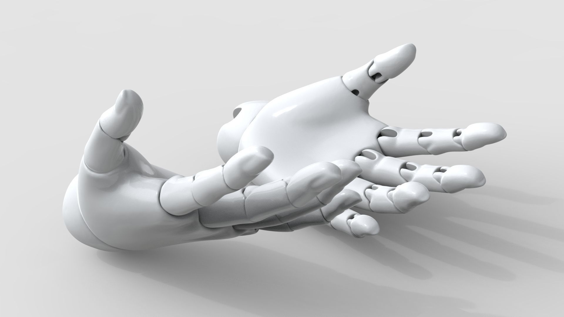 BJD doll ball joint doll women hand 3D print model_3