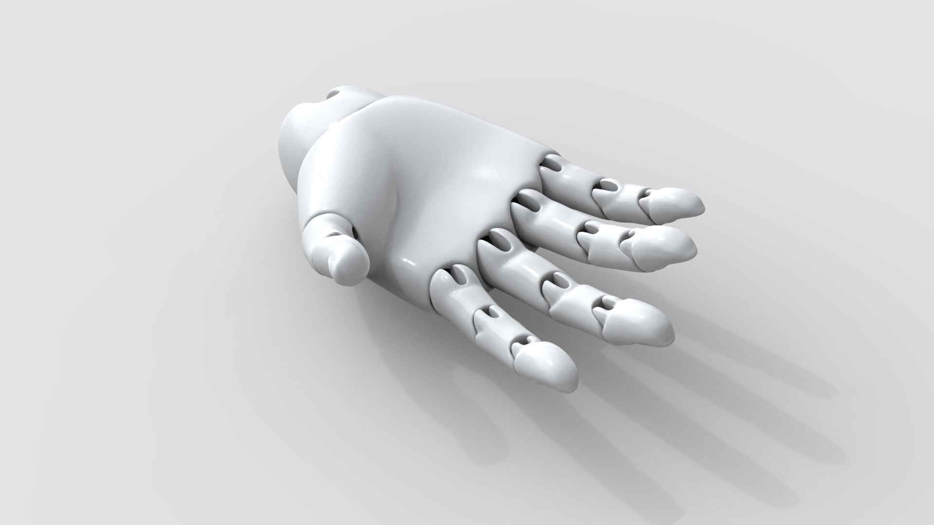 BJD doll ball joint doll women hand 3D print model_4