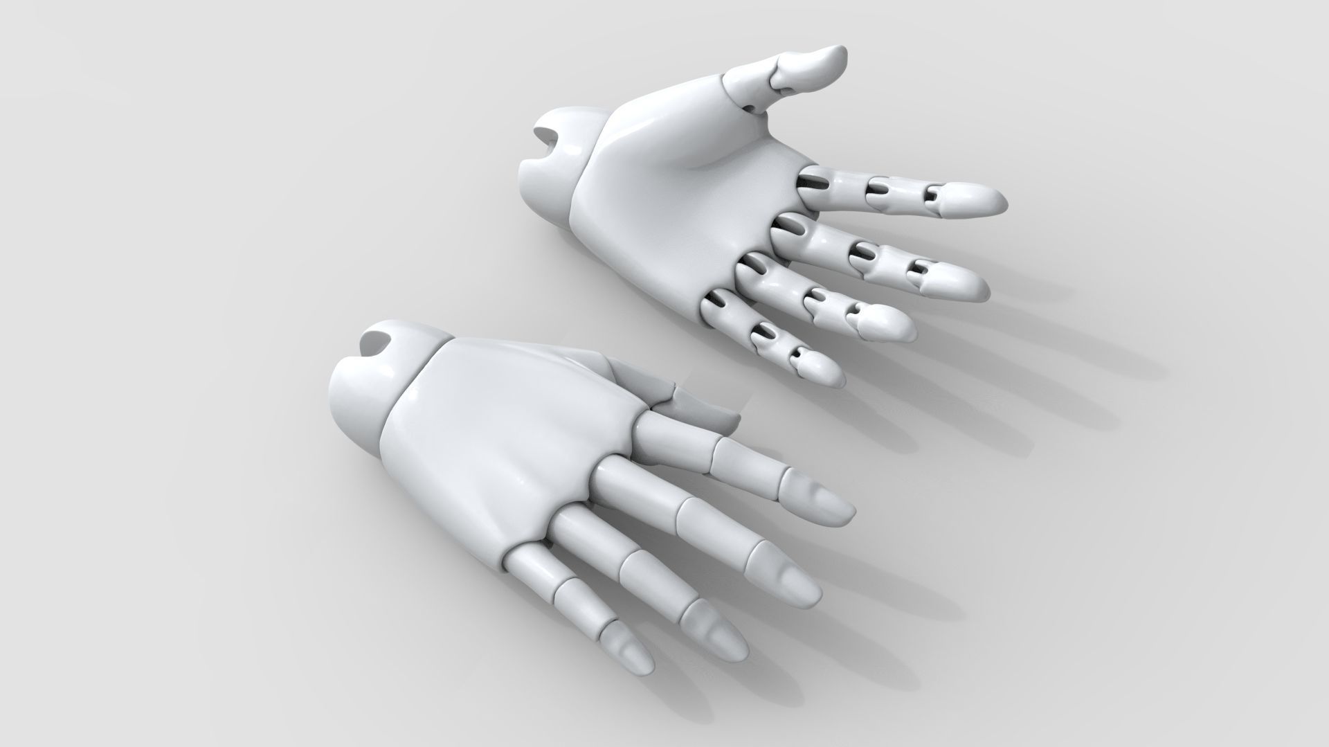 BJD doll ball joint doll women hand 3D print model_1