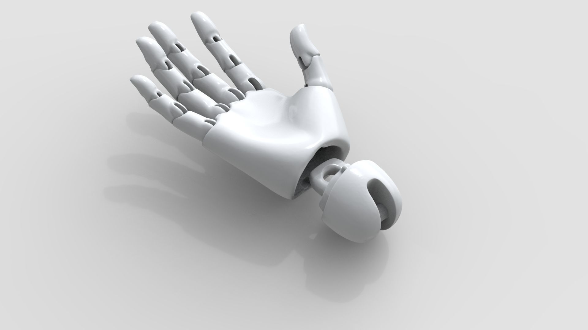 BJD doll ball joint doll women hand 3D print model_8