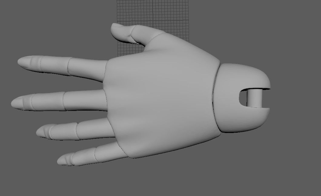 BJD doll ball joint doll women hand 3D print model_21