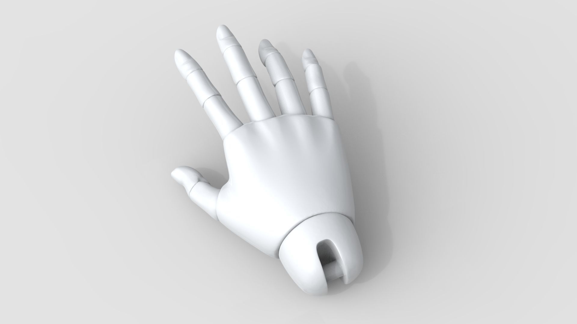 BJD doll ball joint doll women hand 3D print model_11