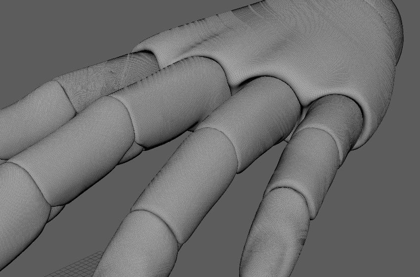 BJD doll ball joint doll women hand 3D print model_19