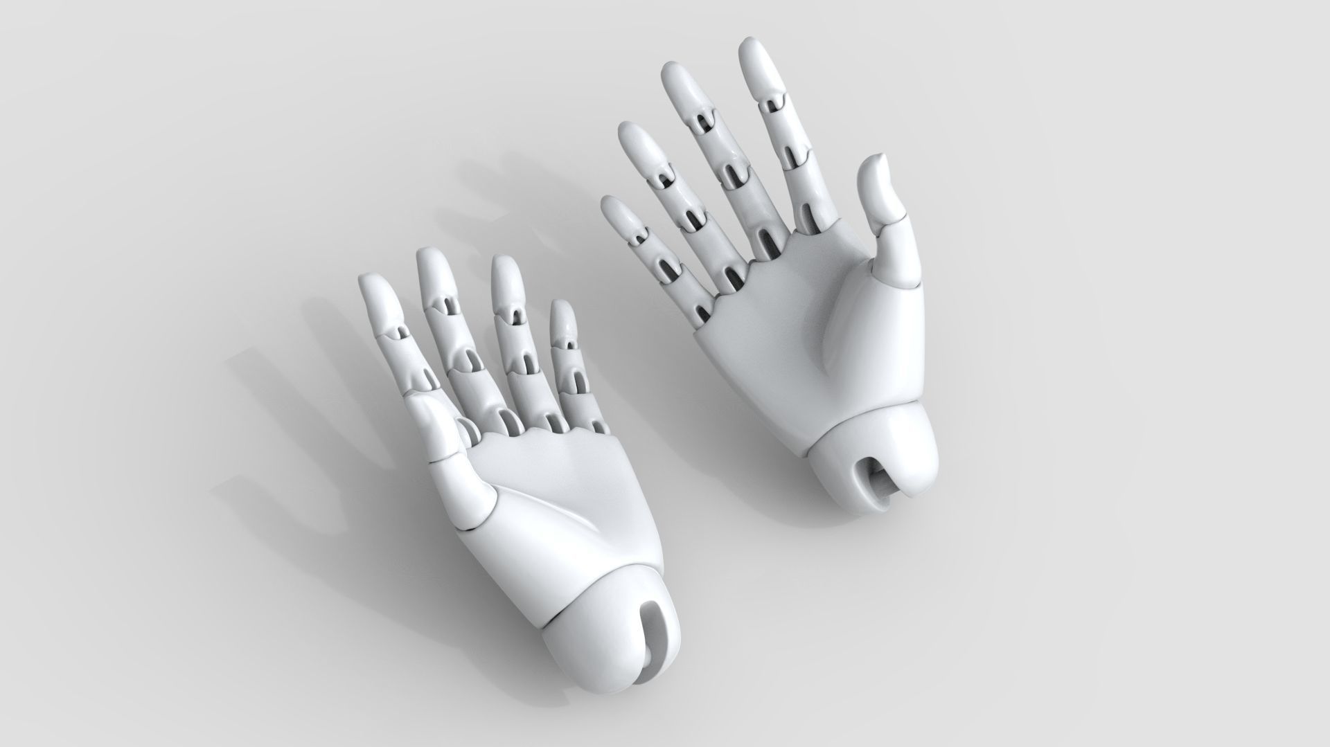 BJD doll ball joint doll women hand 3D print model_2