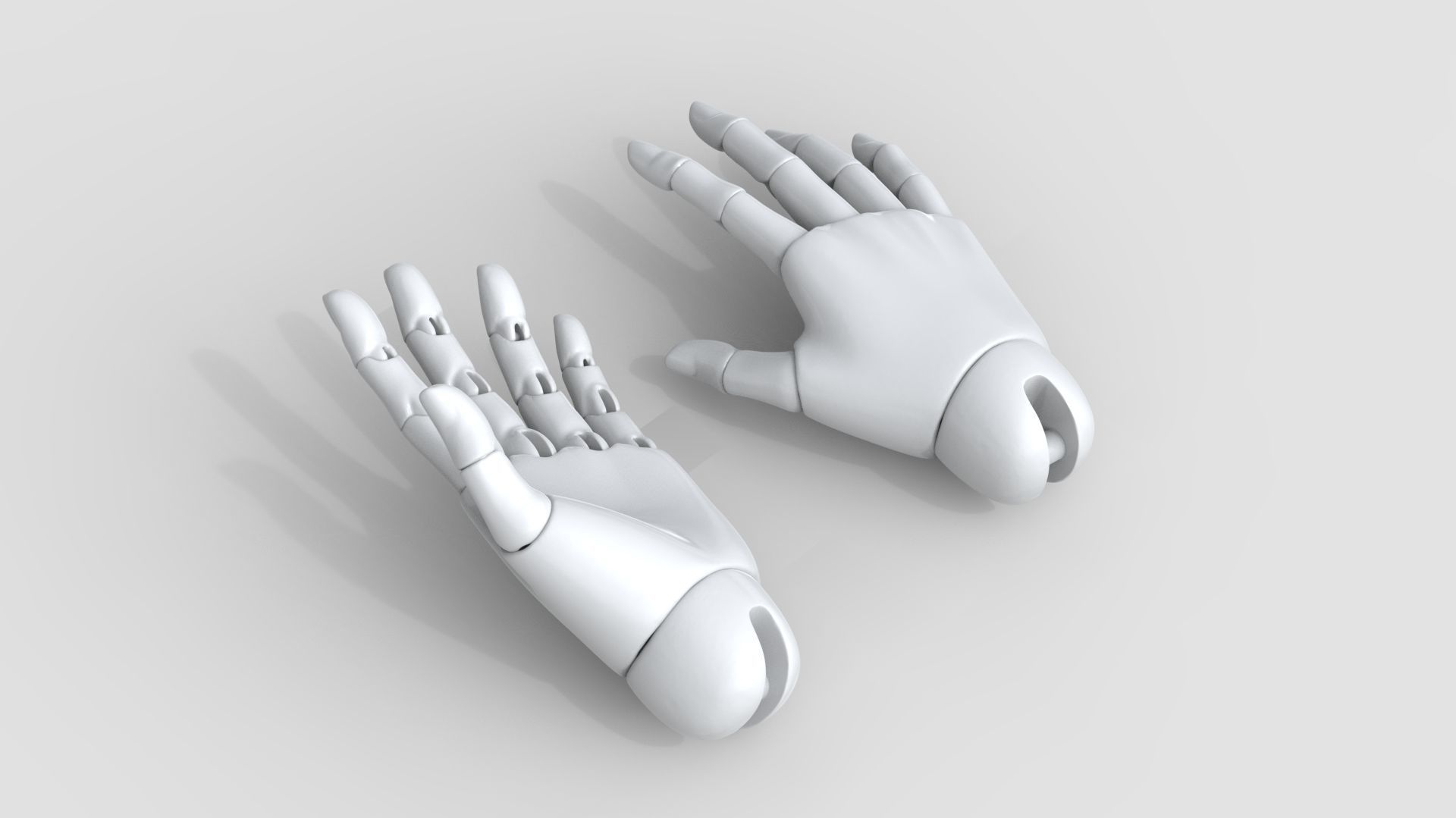 BJD doll ball joint doll women hand 3D print model_0