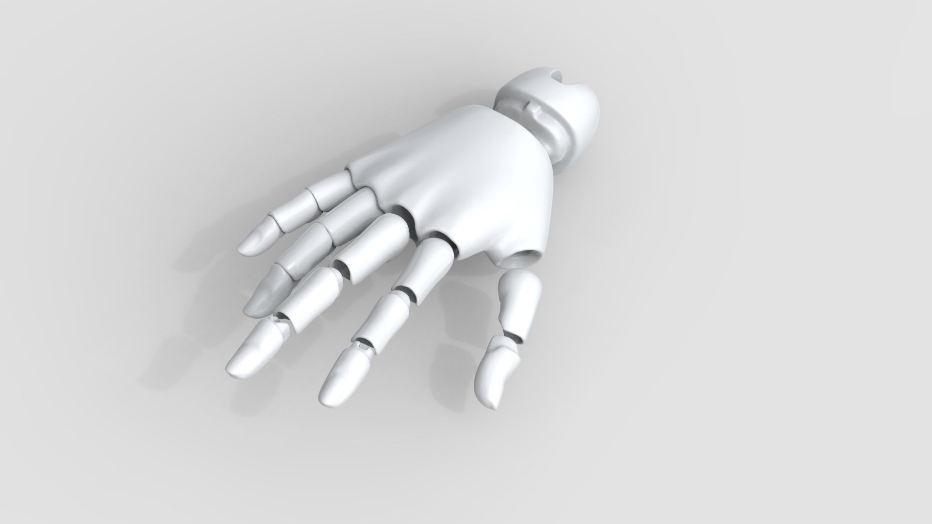 BJD doll ball joint doll women hand 3D print model_10