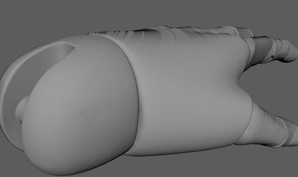 BJD doll ball joint doll women hand 3D print model_18