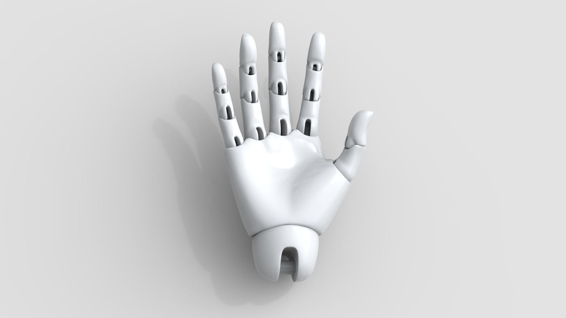 BJD doll ball joint doll women hand 3D print model_6