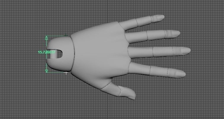 BJD doll ball joint doll women hand 3D print model_14