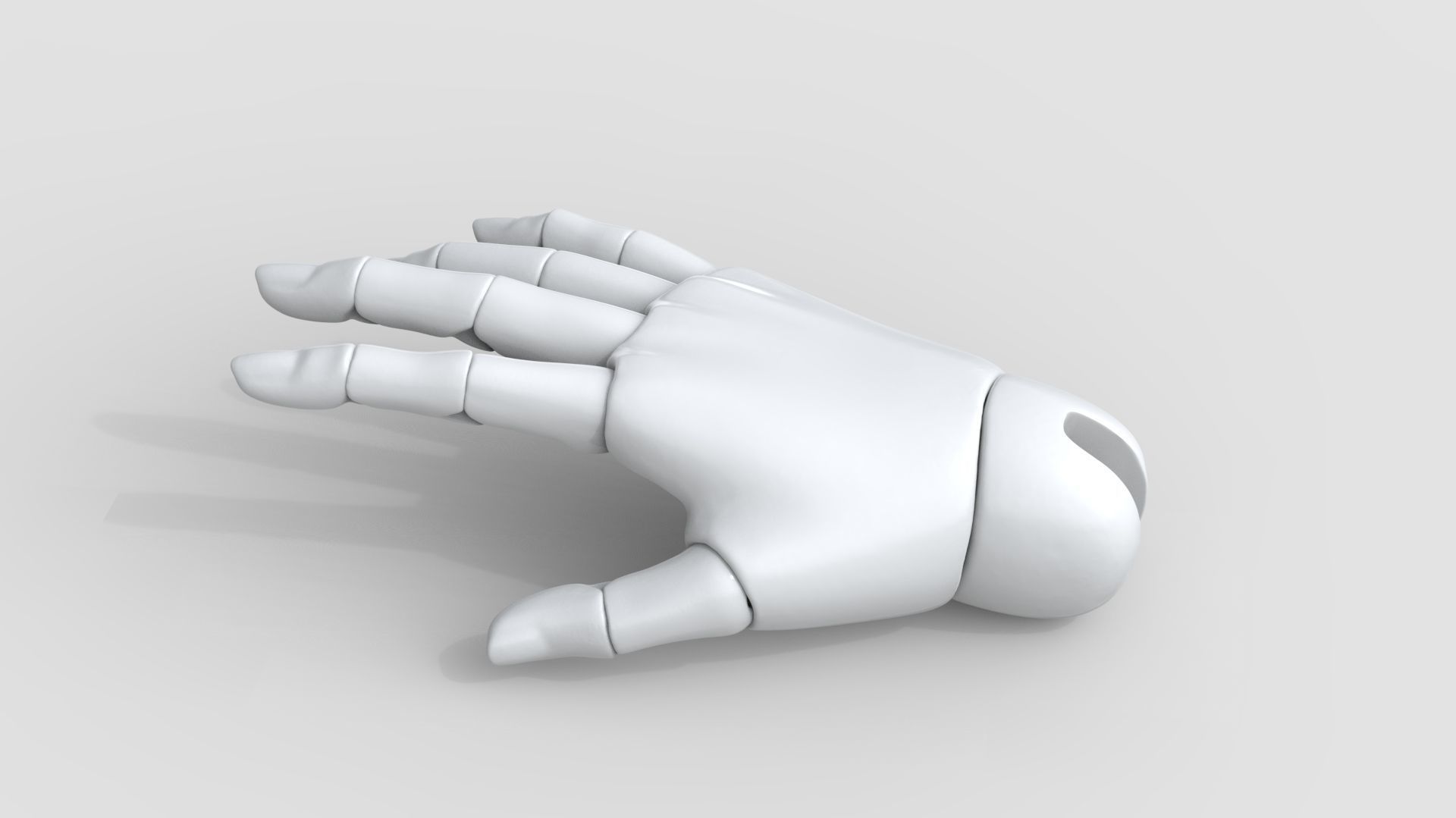 BJD doll ball joint doll women hand 3D print model_12