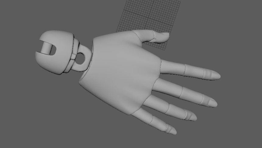 BJD doll ball joint doll women hand 3D print model_26