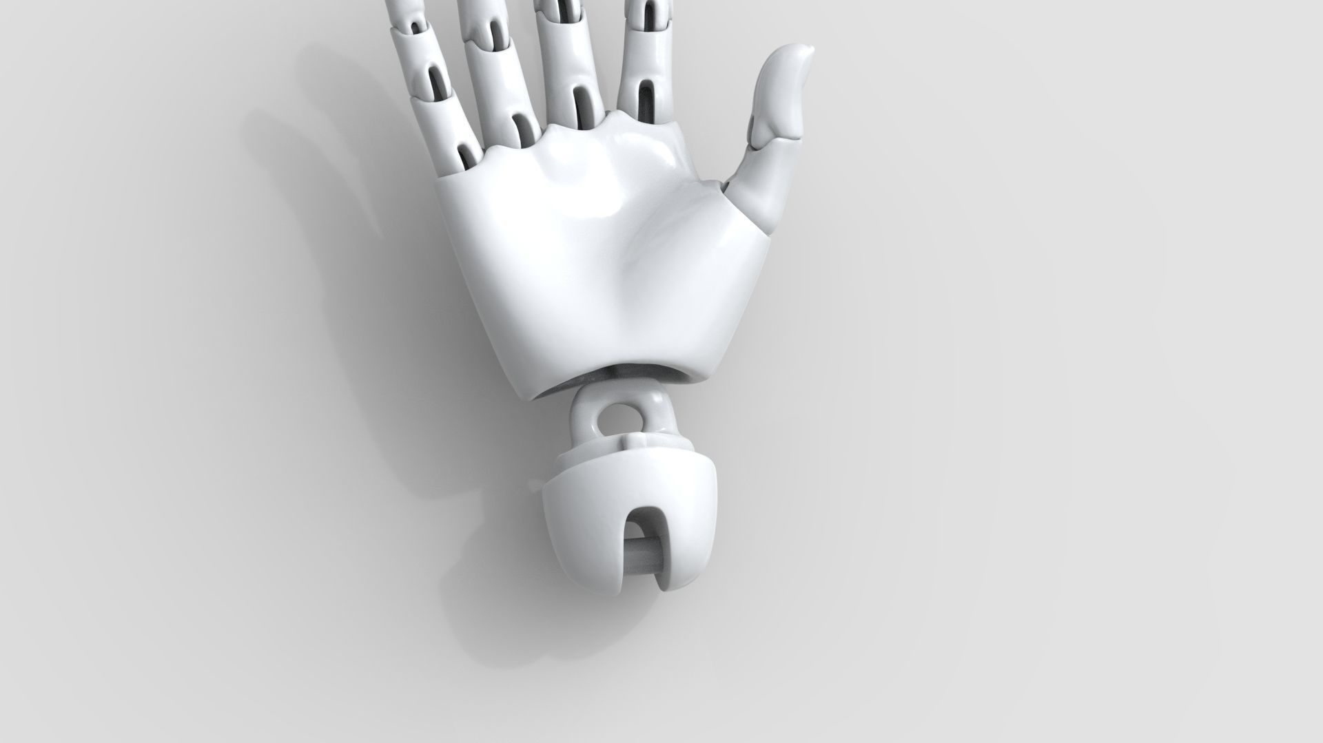 BJD doll ball joint doll women hand 3D print model_7