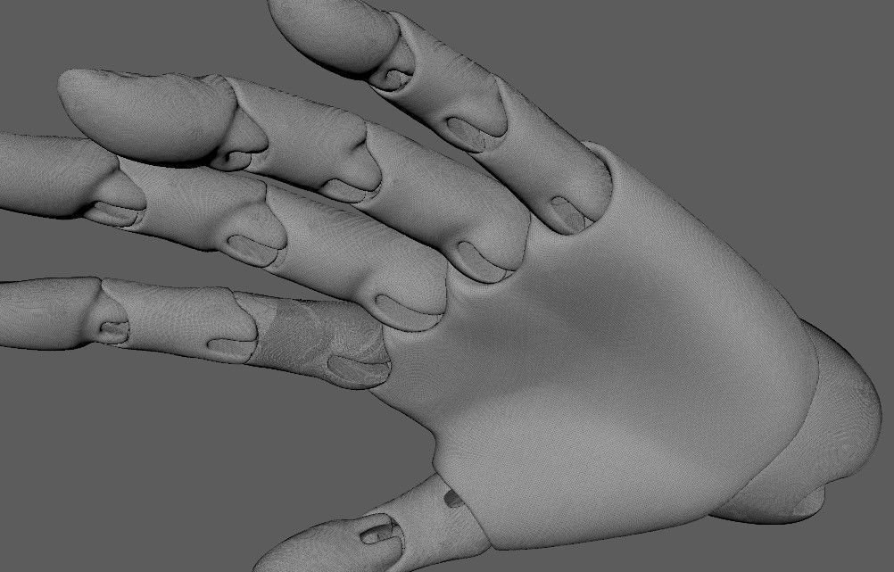 BJD doll ball joint doll women hand 3D print model_20