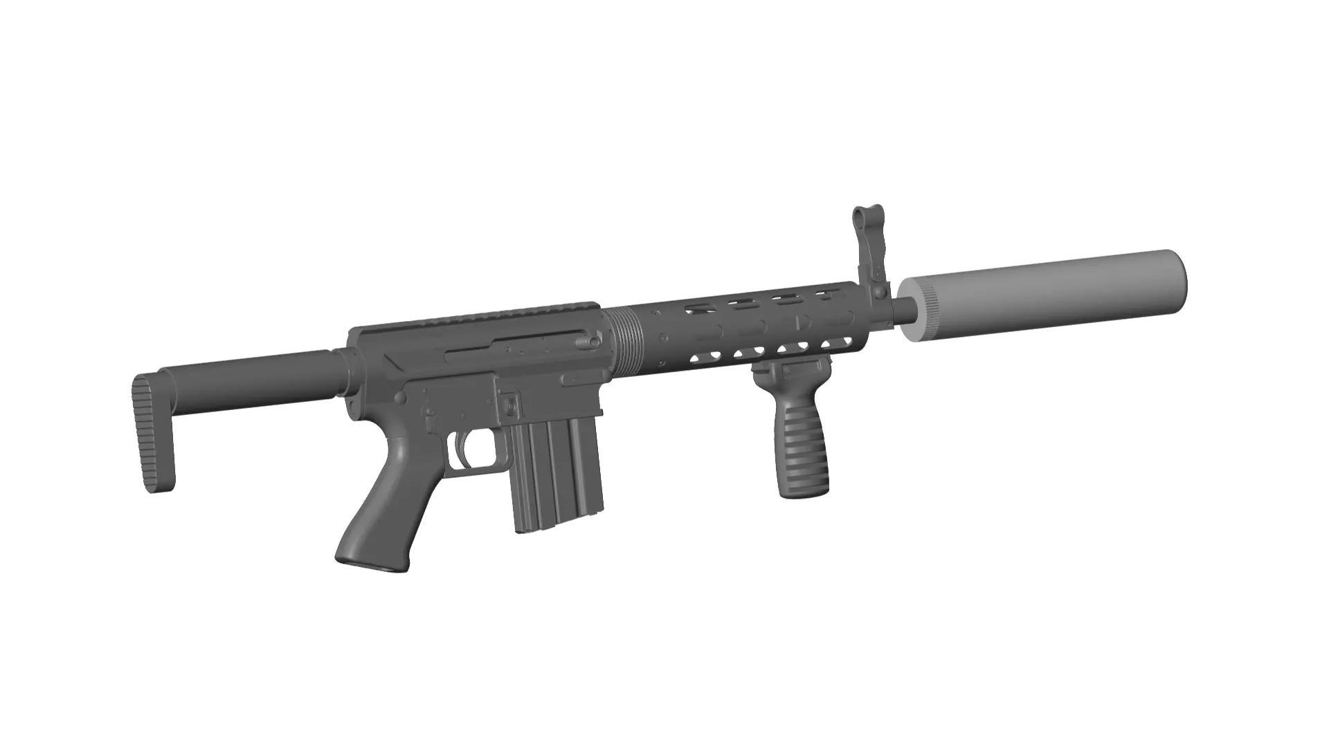 RIFLE ar - 3D model_0