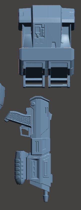 Full Clone Republic Commando Armor OneSix OneSixth 12inch 3D print model_7