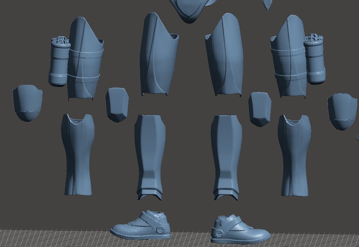 Full Clone Republic Commando Armor OneSix OneSixth 12inch 3D print model_4