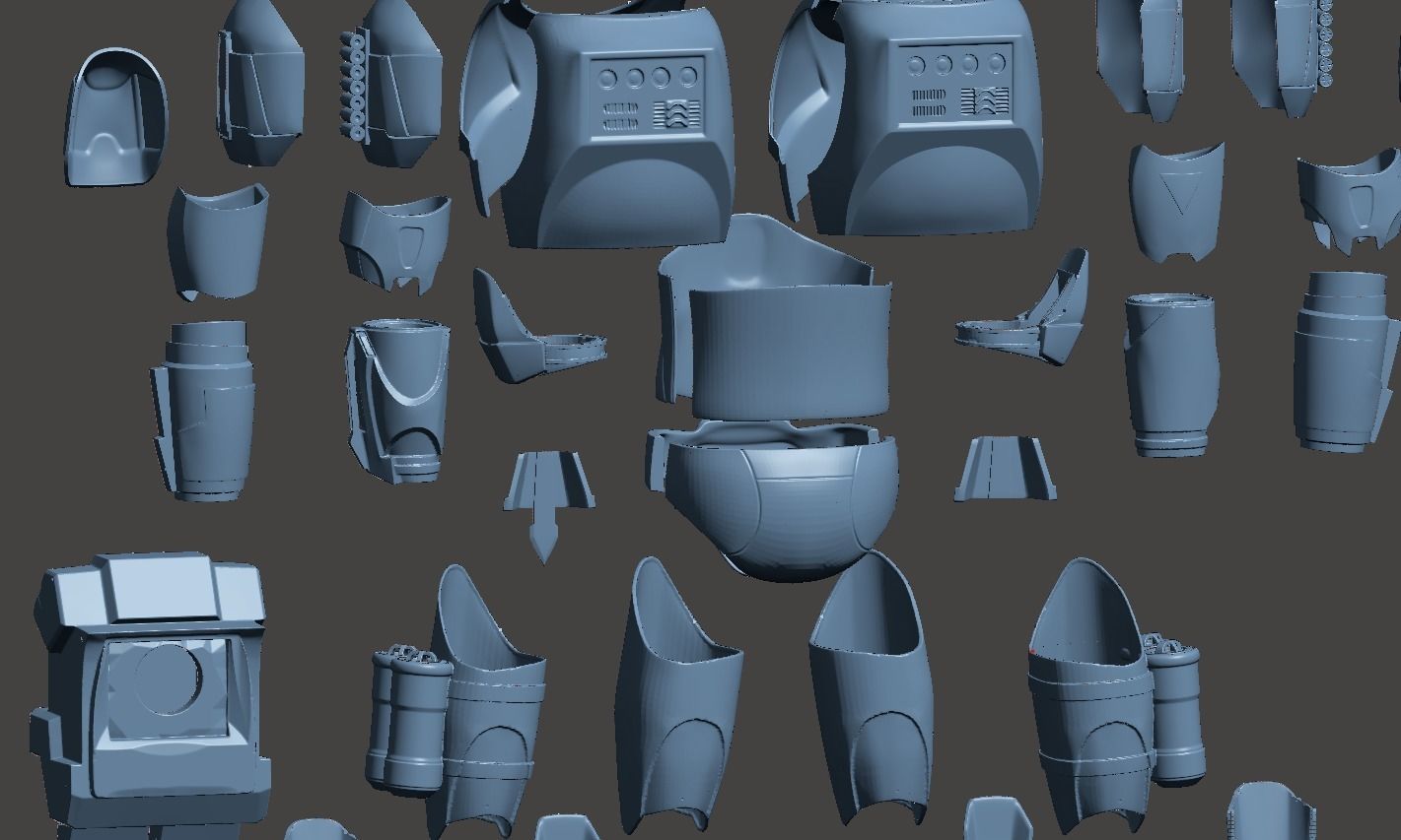 Full Clone Republic Commando Armor OneSix OneSixth 12inch 3D print model_6