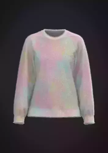 Brush fur sweater women