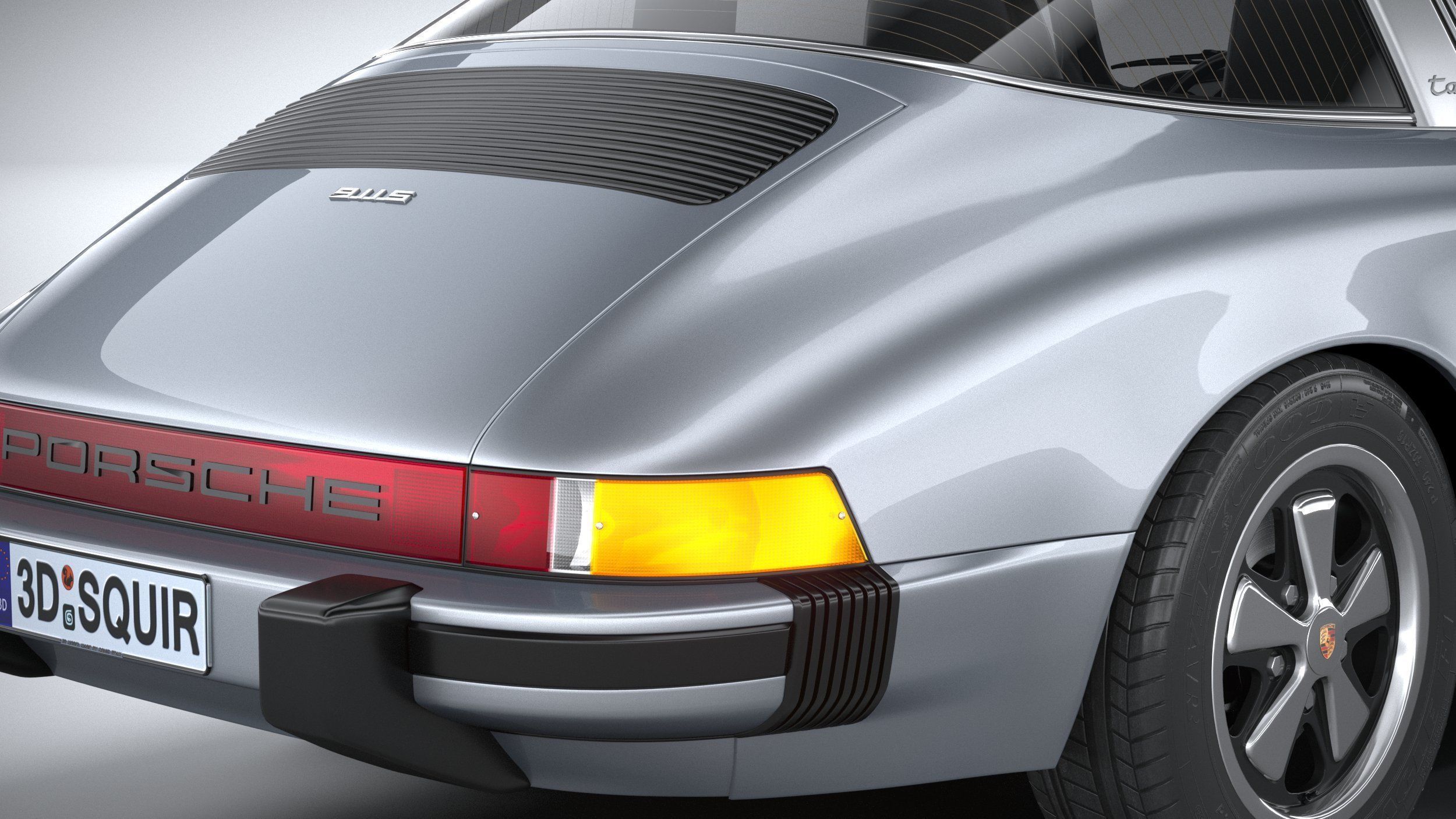Porsche 911 Targa 1974 3D model_18