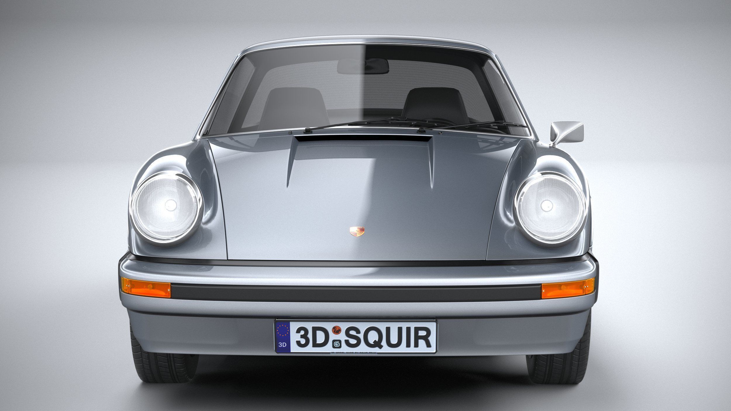Porsche 911 Targa 1974 3D model_13