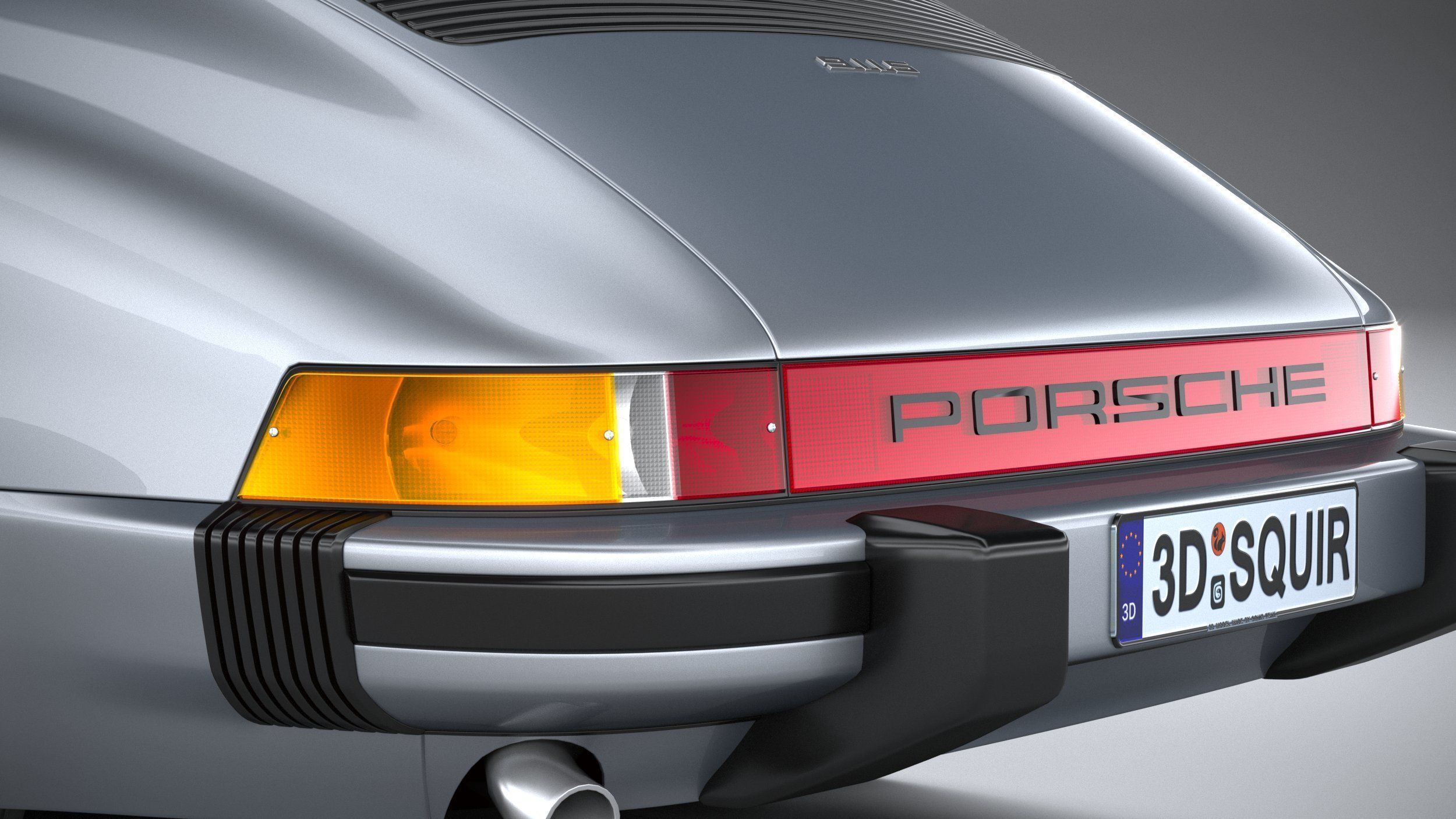 Porsche 911 Targa 1974 3D model_15