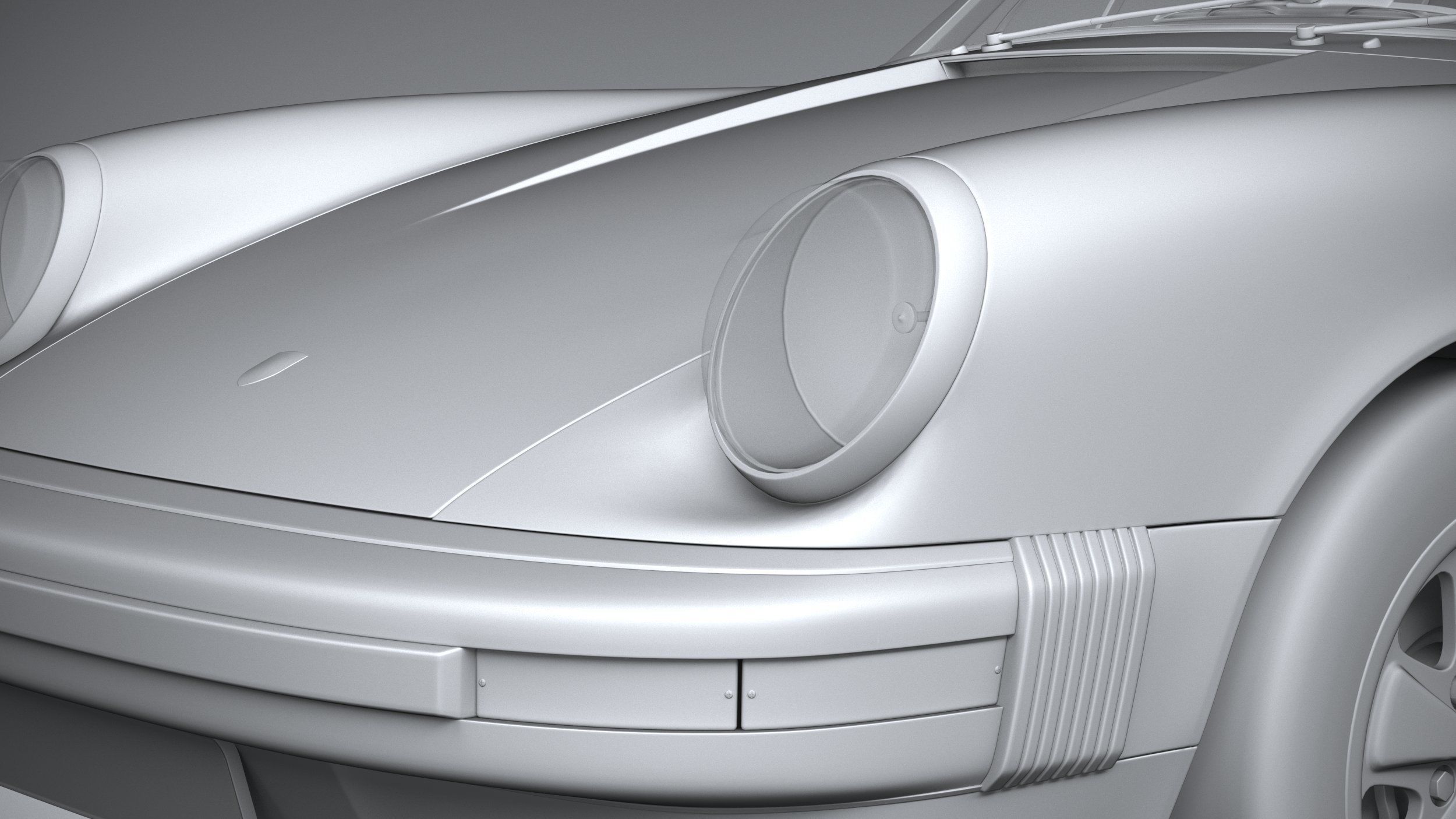 Porsche 911 Targa 1974 3D model_23