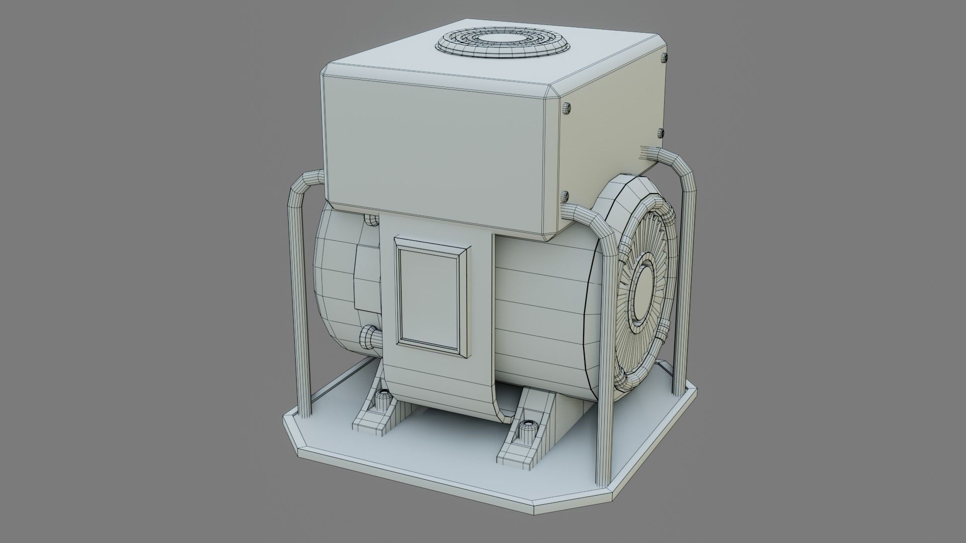 Sci-Fi Computer - Game Ready - PBR Low-poly 3D model_13