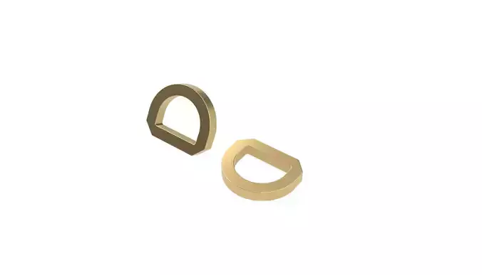 20mm D ring 3D print model