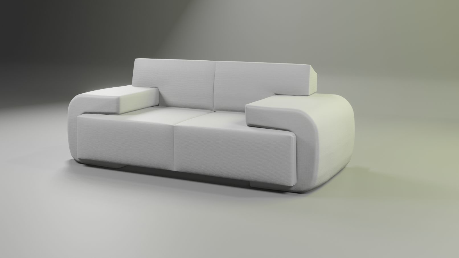 Sofa very simple Free 3D model_3