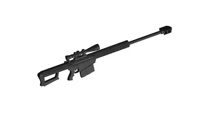 barret RIFLE 3D model