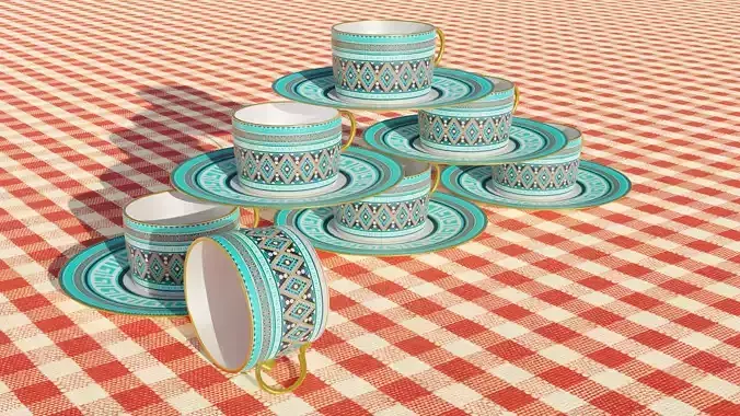 Set of Tea Cups