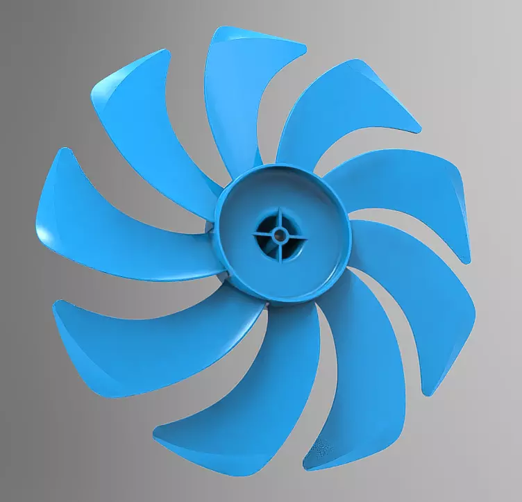 FAN BLADE 9 BLADES 3D print model_0