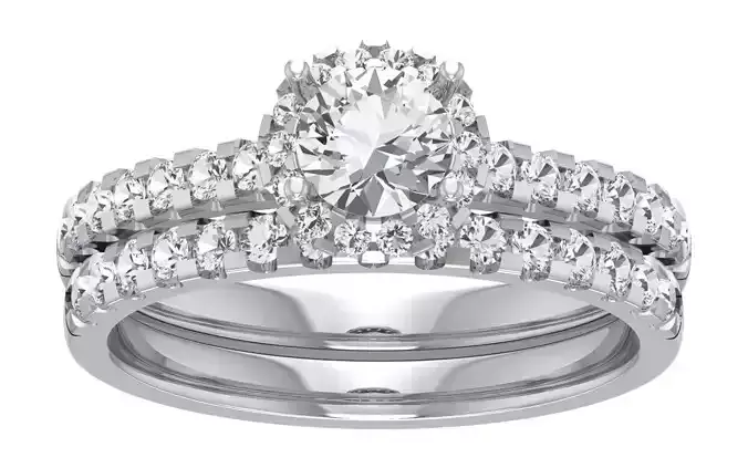 Women Bouble Band Rings 3dm STL OBJ FBX Renders Details