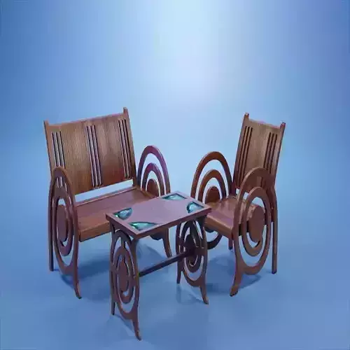 Set Wooden Furniture 2