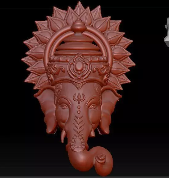 Ganesh ji Hindu Indian god 3D print model