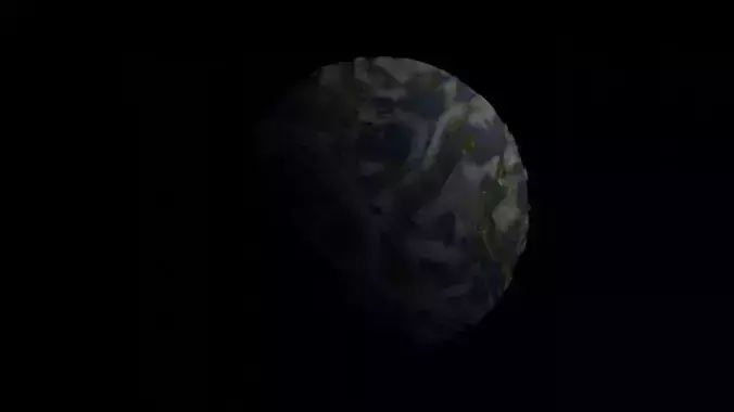 Realistic Custom Planet - 3D Model