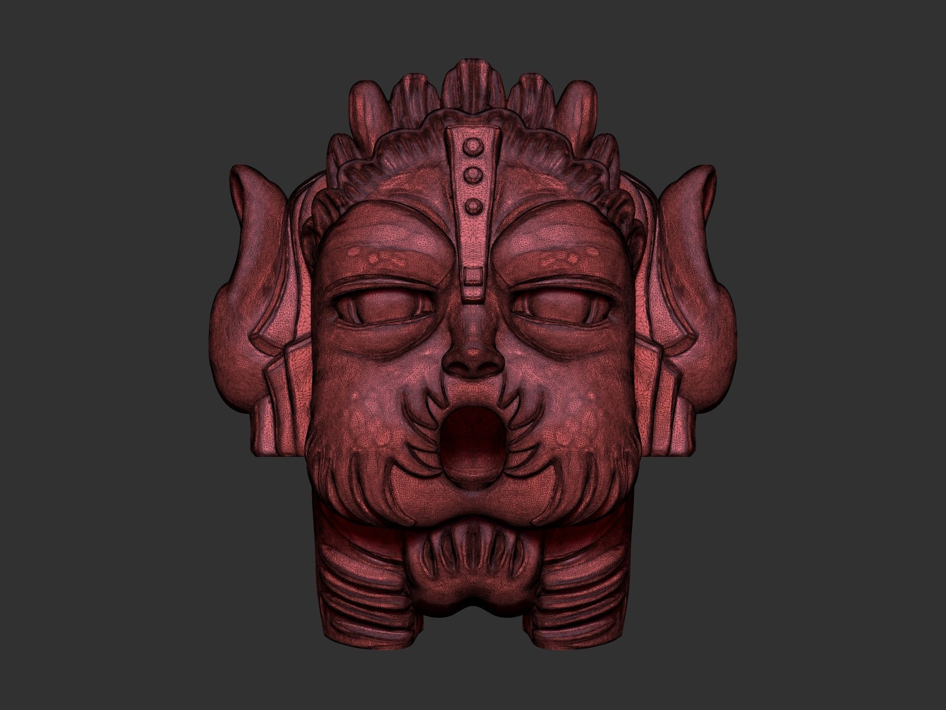 wall-mounted fountain 3D print model_9