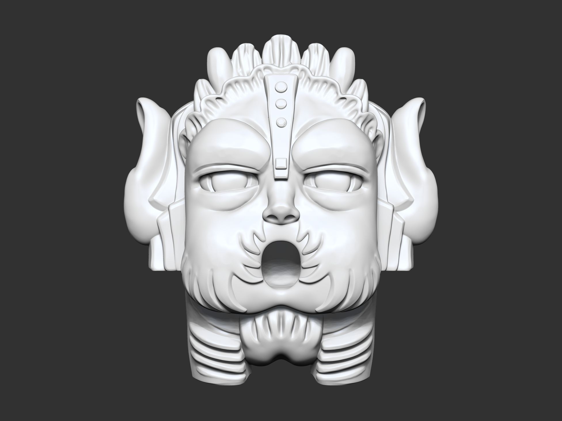 wall-mounted fountain 3D print model_1