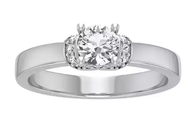 Women Engagement Rings 3dm STL OBJ FBX Renders Details