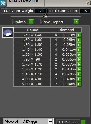 Colorful diamond textured ring 3390 3D print model 3D print model_8