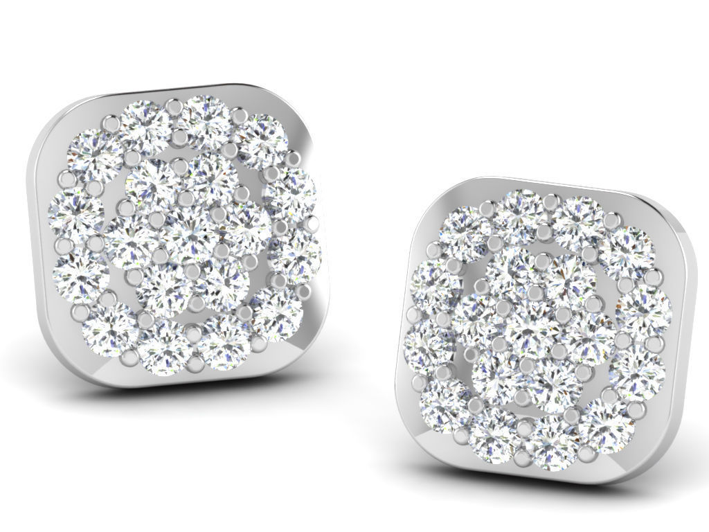  Earring  bulk  50 3dm files ready to print part 02 3D print model_28