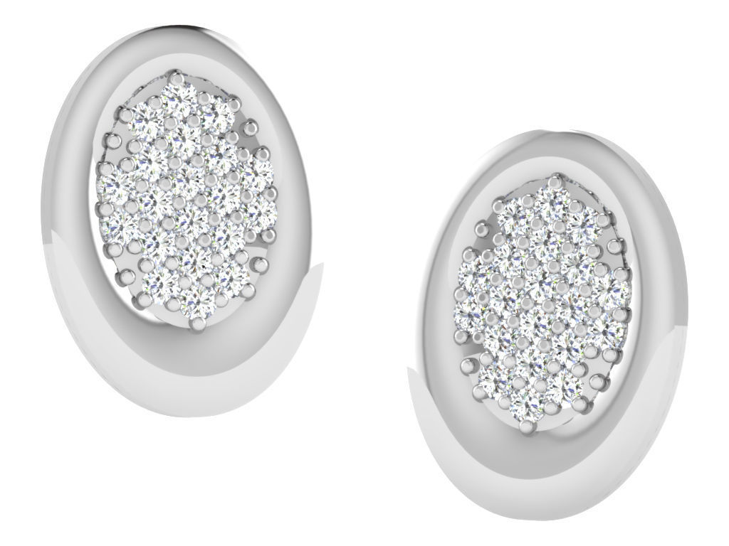  Earring  bulk  50 3dm files ready to print part 02 3D print model_19