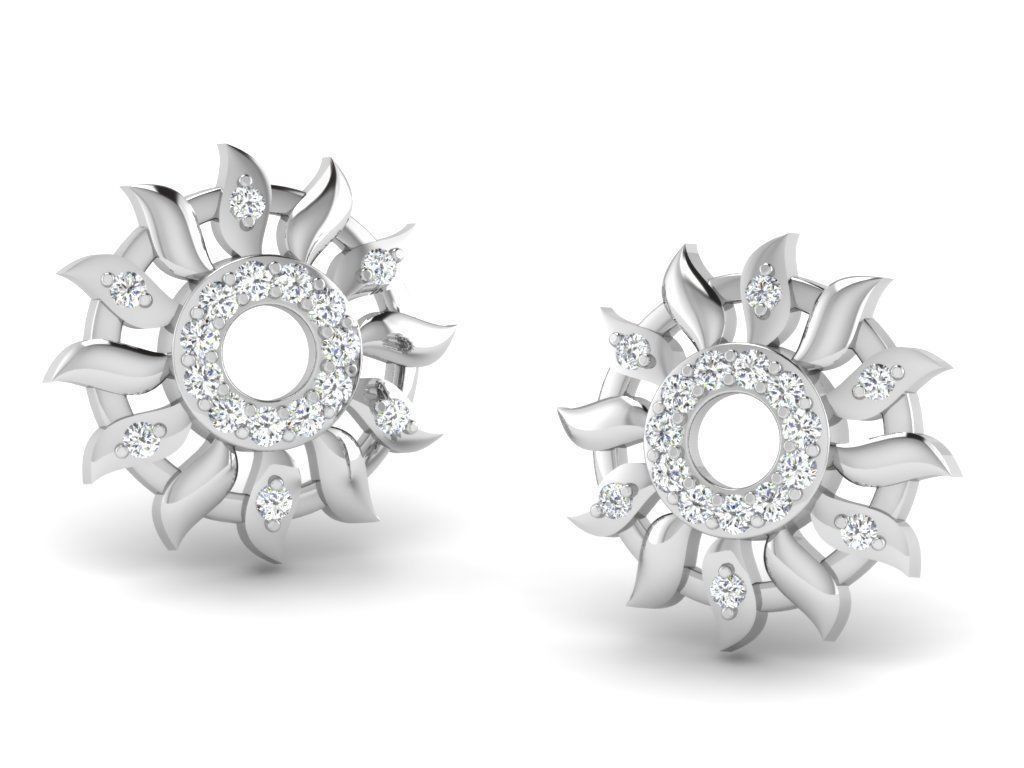  Earring  bulk  50 3dm files ready to print part 02 3D print model_13