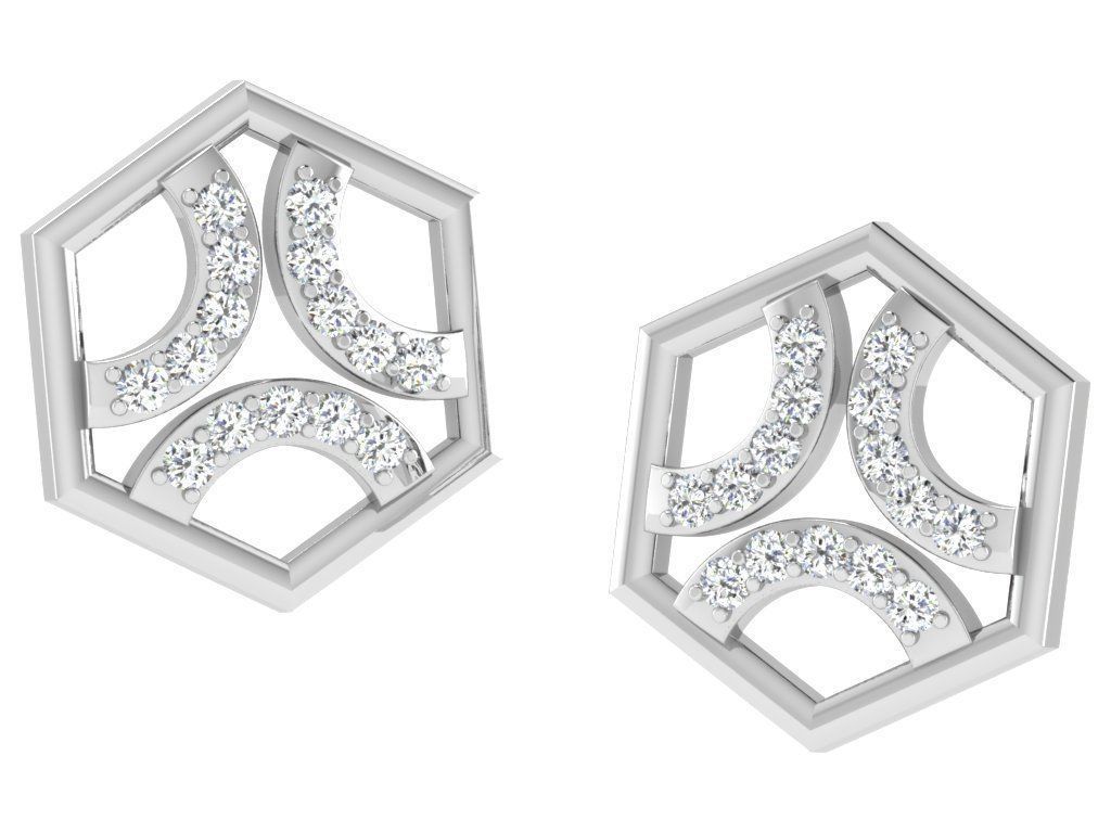  Earring  bulk  50 3dm files ready to print part 02 3D print model_17